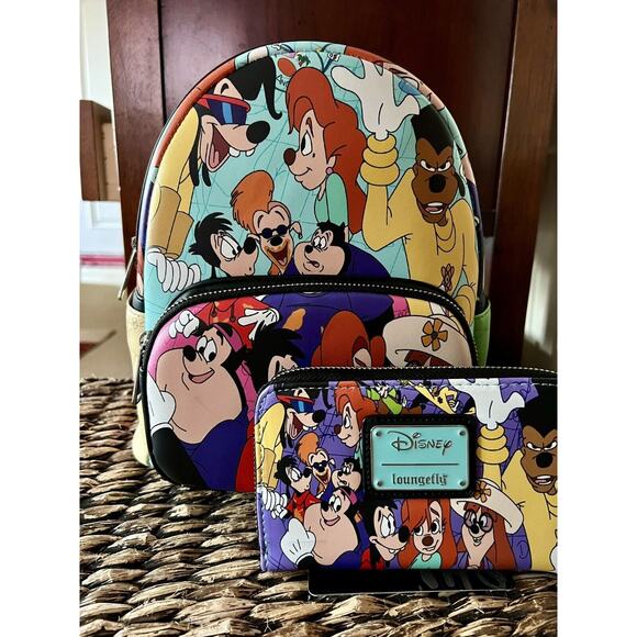 Loungefly Handbags - Loungefly Disney Goofy Movie Collage Mini  Backpack